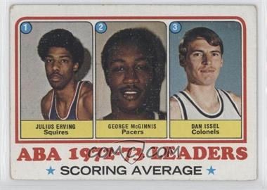 1973-74 Topps - [Base] #234 - League Leaders - Julius Erving, George McGinnis, Dan Issel [Good to VG‑EX]