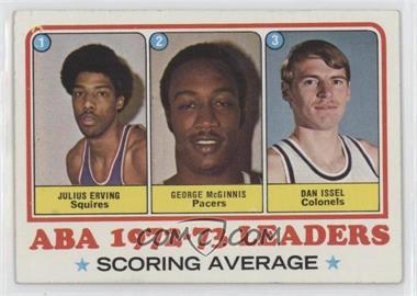 1973-74 Topps - [Base] #234 - League Leaders - Julius Erving, George McGinnis, Dan Issel