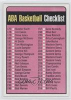 Checklist - Cards 177-264