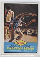 NBA Eastern Semis - Willis Reed, Wes Unseld (Knicks vs. Bullets)