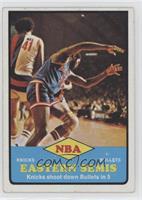 NBA Eastern Semis - Willis Reed, Wes Unseld (Knicks vs. Bullets)