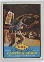 NBA Eastern Semis - Willis Reed, Wes Unseld (Knicks vs. Bullets)