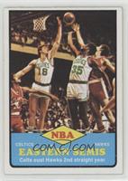 NBA Eastern Semis - Dave Cowens, Paul Silas [COMC RCR Poor]