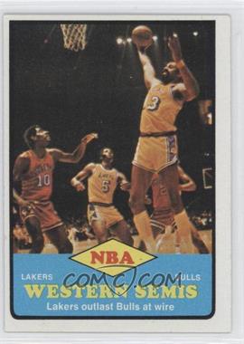 1973-74 Topps - [Base] #64 - NBA Western Semis - Wilt Chamberlain (Lakers vs Bulls)