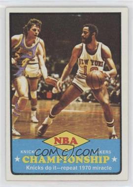 1973-74 Topps - [Base] #68 - NBA Championship - Walt Frazier, Keith Erickson
