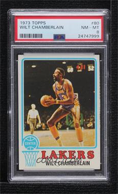 1973-74 Topps - [Base] #80 - Wilt Chamberlain [PSA 8 NM‑MT]