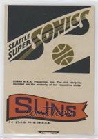 Seattle SuperSonics, Phoenix Suns