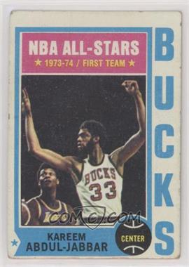 1974-75 Topps - [Base] #1 - Kareem Abdul-Jabbar