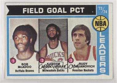 1974-75 Topps - [Base] #146 - Bob McAdoo, Kareem Abdul-Jabbar, Rudy Tomjanovich