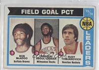 Bob McAdoo, Kareem Abdul-Jabbar, Rudy Tomjanovich