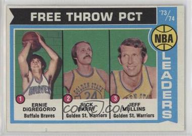 1974-75 Topps - [Base] #147 - Ernie DiGregorio, Rick Barry, Jeff Mullins