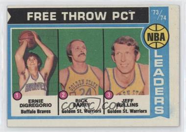 1974-75 Topps - [Base] #147 - Ernie DiGregorio, Rick Barry, Jeff Mullins