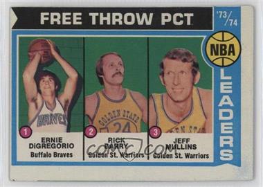 1974-75 Topps - [Base] #147 - Ernie DiGregorio, Rick Barry, Jeff Mullins