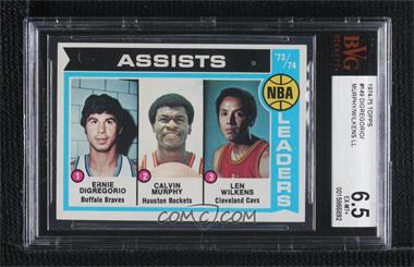 1974-75 Topps - [Base] #149 - Ernie DiGregorio, Calvin Murphy, Lenny Wilkens [BVG 6.5 EX‑MT+]