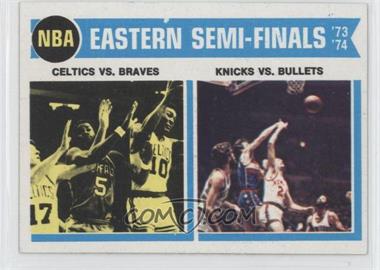 1974-75 Topps - [Base] #161 - Boston Celtics Vs. Buffalo Braves, New York Knicks Vs. Baltimore Bullets)