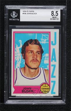 1974-75 Topps - [Base] #168 - John Block [BGS 8.5 NM‑MT+]