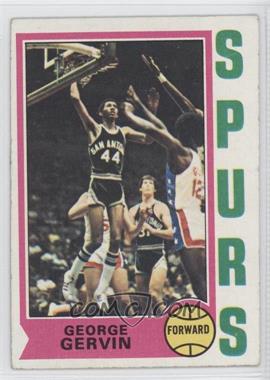 1974-75 Topps - [Base] #196 - George Gervin [Good to VG‑EX]