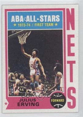 1974-75 Topps - [Base] #200 - Julius Erving (Spelling Irving on Back)