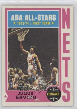 1974-75 Topps - [Base] #200 - Julius Erving (Spelling Irving on Back)