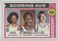 Julius Erving, George McGinnis, Dan Issel