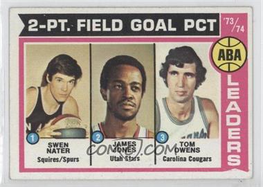 1974-75 Topps - [Base] #208 - Swen Nater, James Jones, Tom Owens [Good to VG‑EX]