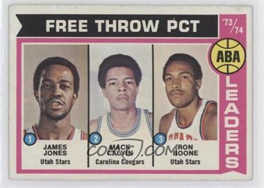 1974-75 Topps - [Base] #210 - Mack Calvin, Ron Boone, James Jones
