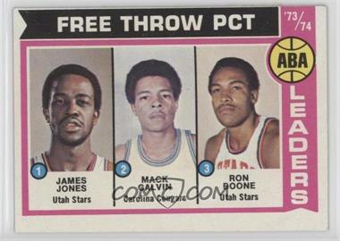 1974-75 Topps - [Base] #210 - Mack Calvin, Ron Boone, James Jones