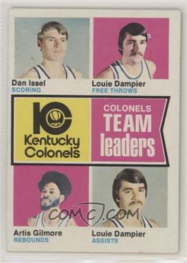 1974-75 Topps - [Base] #224 - Dan Issel, Louie Dampier, Artis Gilmore