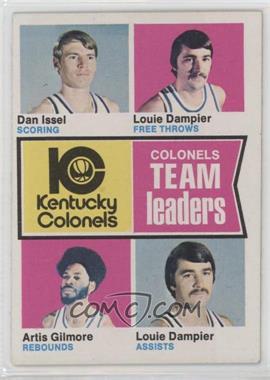 1974-75 Topps - [Base] #224 - Dan Issel, Louie Dampier, Artis Gilmore