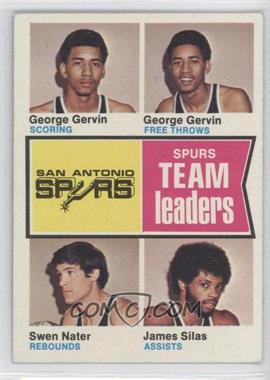 1974-75 Topps - [Base] #227 - George Gervin, Swen Nater, James Silas