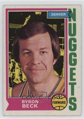 1974-75 Topps - [Base] #264 - Byron Beck