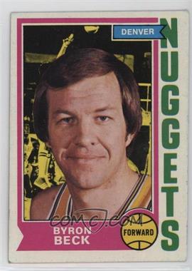 1974-75 Topps - [Base] #264 - Byron Beck