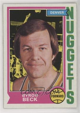 1974-75 Topps - [Base] #264 - Byron Beck