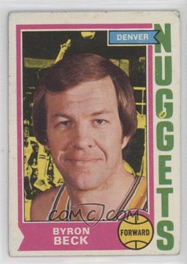 1974-75 Topps - [Base] #264 - Byron Beck