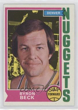 1974-75 Topps - [Base] #264 - Byron Beck