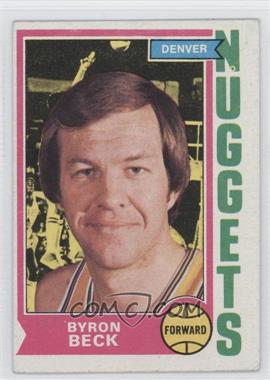 1974-75 Topps - [Base] #264 - Byron Beck