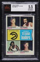 Pete Maravich, Lou Hudson, Walt Bellamy [BVG 5.5 EXCELLENT+]