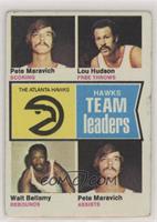 Pete Maravich, Lou Hudson, Walt Bellamy [Good to VG‑EX]