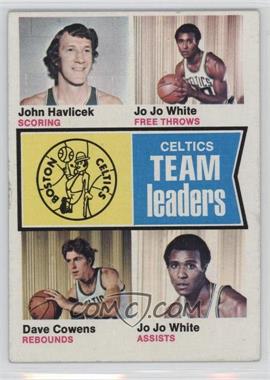 1974-75 Topps - [Base] #82 - John Havlicek, Jo Jo White, Dave Cowens