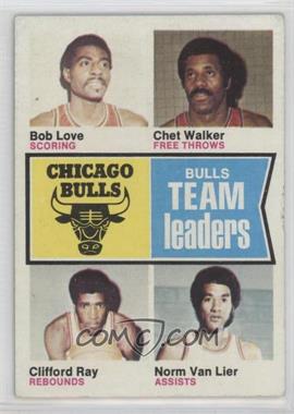 1974-75 Topps - [Base] #84 - Bob Love, Chet Walker, Clifford Ray, Norm Van Lier