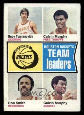 1974-75 Topps - [Base] #88 - Rudy Tomjanovich, Calvin Murphy, Don Smith [VG]