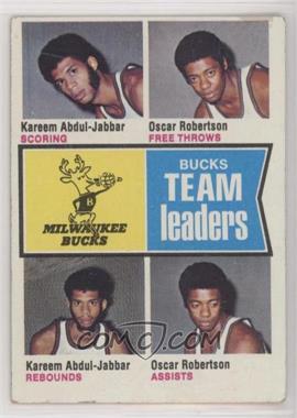 1974-75 Topps - [Base] #91 - Oscar Robertson, Kareem Abdul-Jabbar