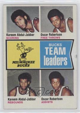 1974-75 Topps - [Base] #91 - Oscar Robertson, Kareem Abdul-Jabbar