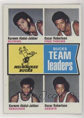 1974-75 Topps - [Base] #91 - Oscar Robertson, Kareem Abdul-Jabbar