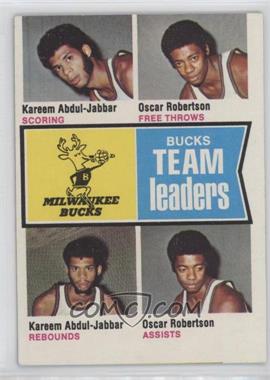 1974-75 Topps - [Base] #91 - Oscar Robertson, Kareem Abdul-Jabbar