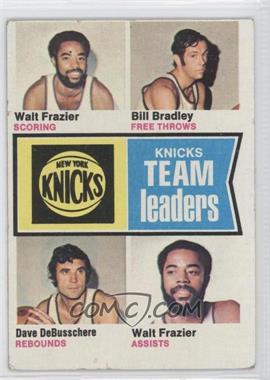 1974-75 Topps - [Base] #93 - Walt Frazier, Bill Bradley, Dave DeBusschere [Good to VG‑EX]