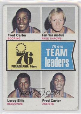 1974-75 Topps - [Base] #94 - Fred Carter, Tom Van Arsdale, Leroy Ellis [Good to VG‑EX]