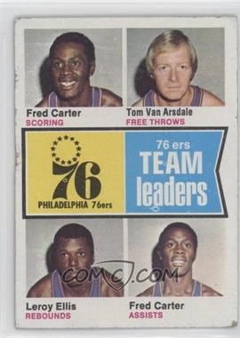 1974-75 Topps - [Base] #94 - Fred Carter, Tom Van Arsdale, Leroy Ellis [Poor to Fair]