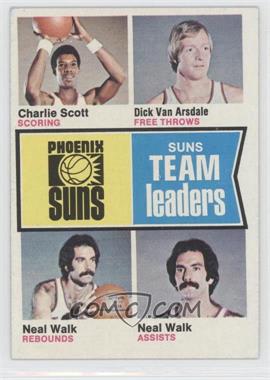1974-75 Topps - [Base] #95 - Charlie Scott, Dick Van Arsdale, Neal Walk [Good to VG‑EX]