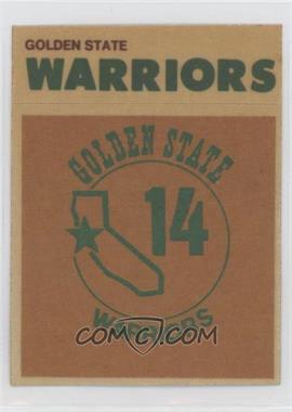 1974 Fleer - Cloth Patch Stickers #GSW.1 - Golden State Warriors